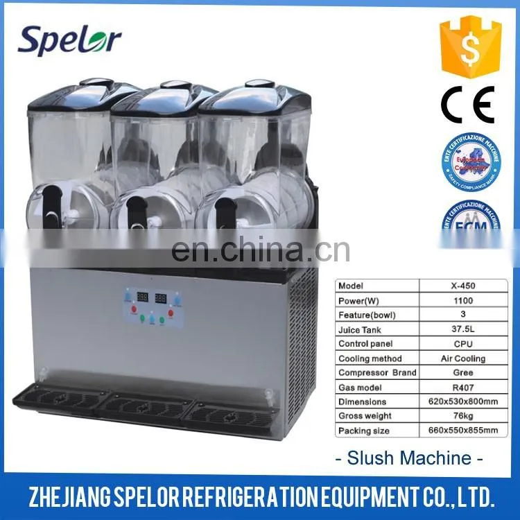 Spelor China Manufacturer Home Commercial Self Service Slush Machine