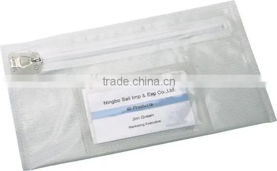 Waterproof PVC security bag with zipper