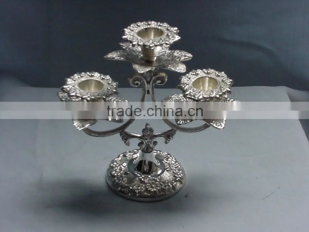 3 Lite Candlestick Candelabra For Home Decor