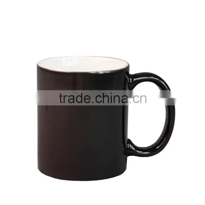 11oz Black Orca Coatings Sublimation Color Changing Magic Mugs