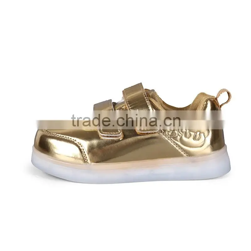 Factory wholesale LED luminous shoes for kids light up shoes