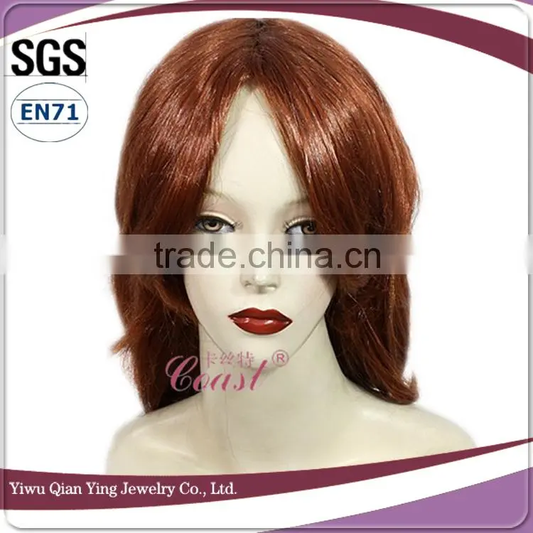 cheap fashion short light brown party wigs