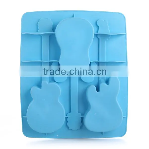 Guitar shape ice cube tray / silicon ice tray / silicone ice cube tray