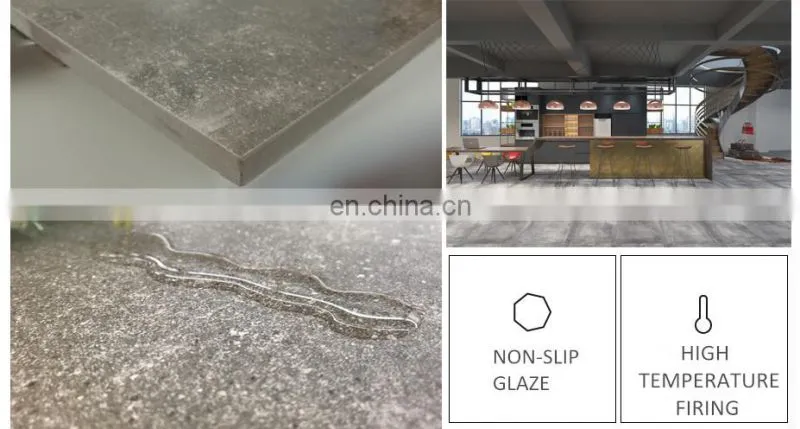 foshan 24x24 anti slip rustic grey brown floor tiles 60x60 porcelain tile