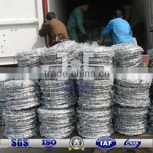 Galvanized Steel Barbed Wire for Fence