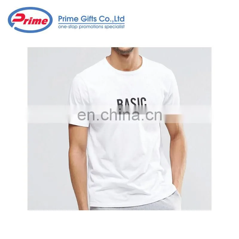Attractive Price Promotional Gifts Custom White T-shirt for Men