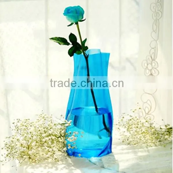 Popular and Fashionable Plastic Pvc Vase For Giftware
