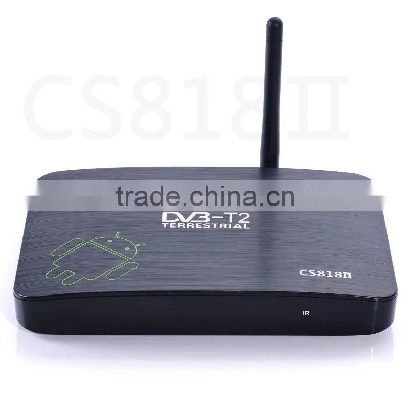 CS818II DVB-T2 AMLogic8726 Dual Core Android 4.2.2 1G 8G WiFi Bluetooth dual core mx android smart tv box