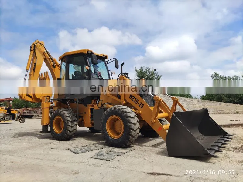 Factory supply professional Road construction heavy Duty Chinese Multifunction 2.5 ton backhoe loader