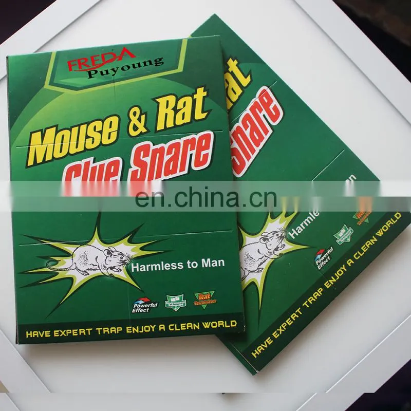 Non Poisonous Mouse & Rat Glue Snare Green Board Glue Trap for Rats