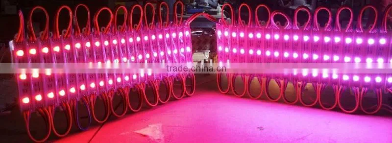 SMD sealant 5050 full color pixel waterproof LED module with factory price DC12V 0.75W