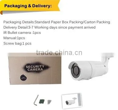 New Products 720P Bullet AHD Camera Waterproof Security CCTV Camera with Vari Focal Lens