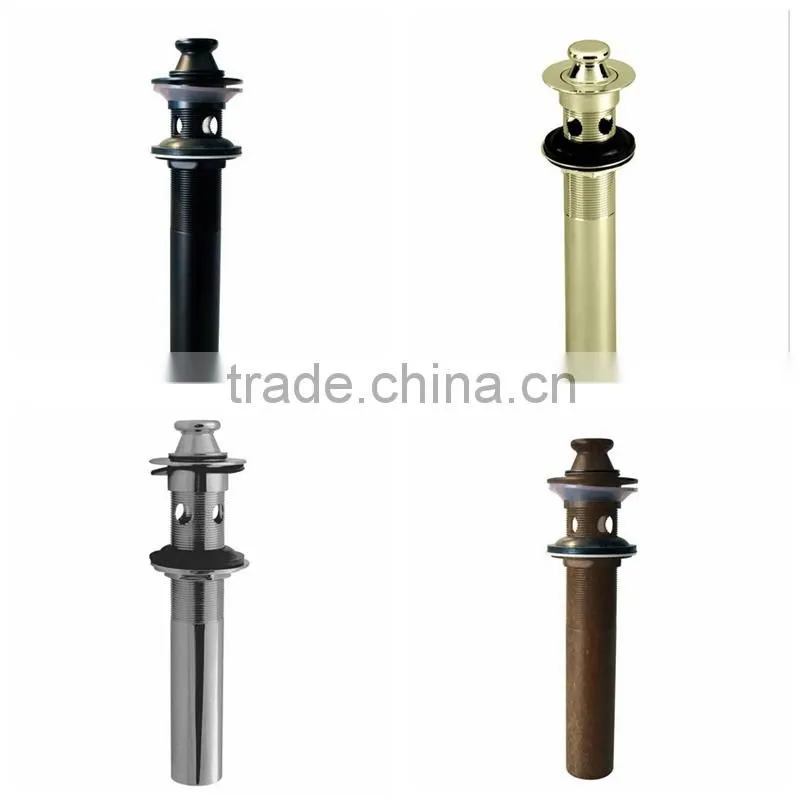 Good selling cupc Chrome Lift and Turn Bathroom Sink Drain with Overflow