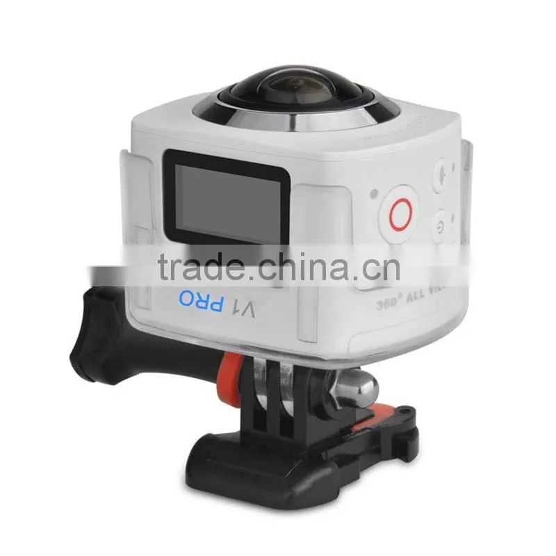 2016 Factory Price Panorama full HD 1080p sport camera V1 PRO 360 Action Camera Cube VR Mini Camera 360 Degrees Sports Camera