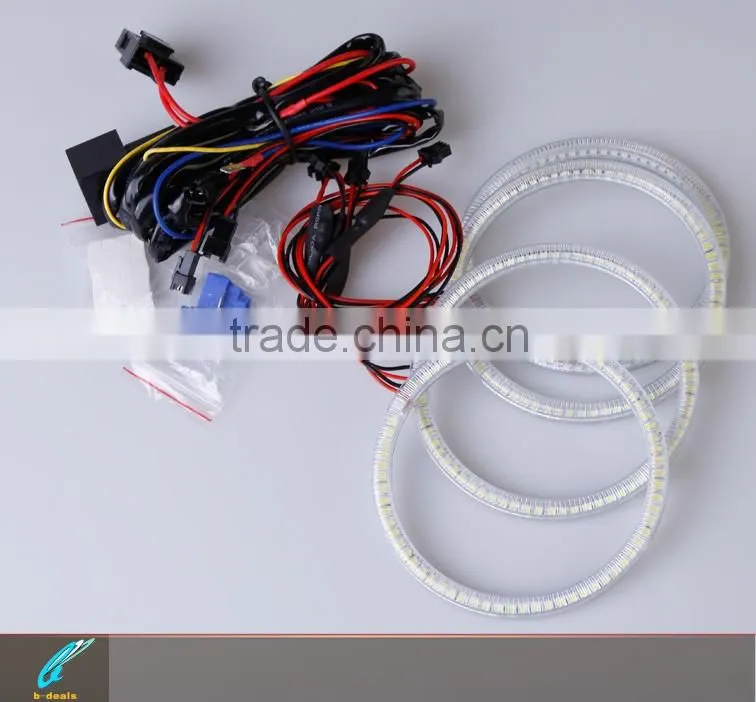 B-deals super bright 12V 4PIECES 3528 smd led angel eyes for E30/E32/E34