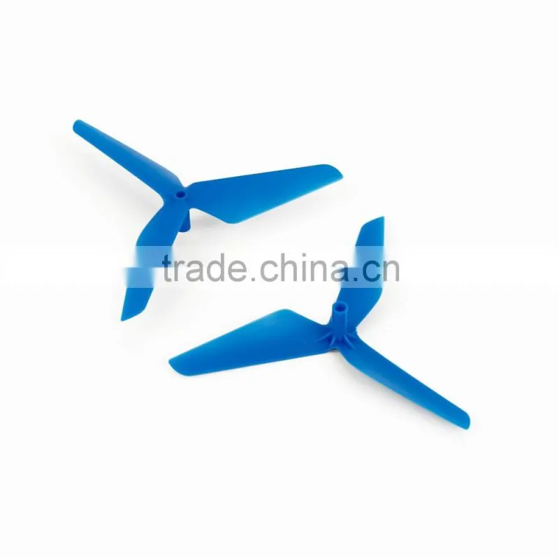 Blue Plastic 2 Pcs Durable 3-Blade Propellers Props CCW CW for Syma X5C