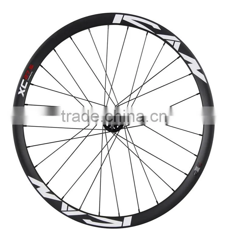 Cheap bicycle parts 27.5er carbon mountain bike wheels with poweway M81 updated hub