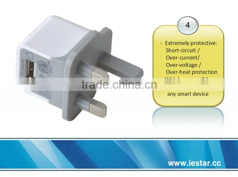 New arrival! EU plug mini USB travel wall charger for smart phone