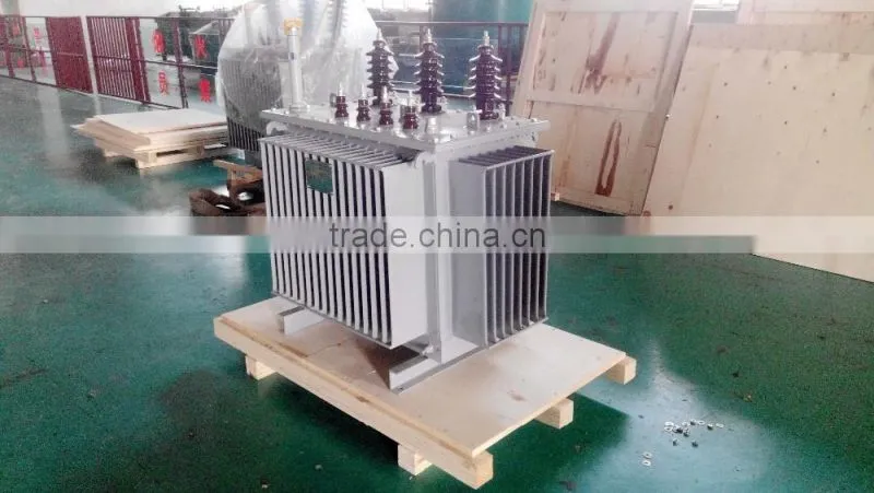 600kva oil immersed step down power transformer 11000v