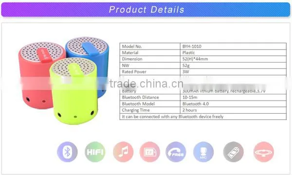Speaker cute portable wiress blutooth speaker