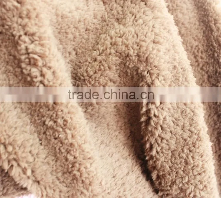 2015 new design applique 100% cotton OEM baby fluffy fleece blanket