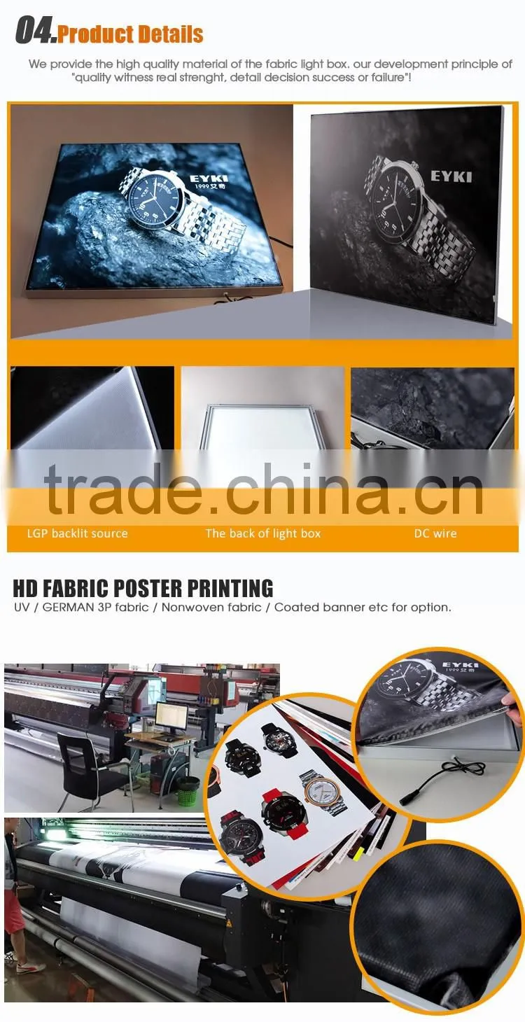 Fashion Slim LED Light Guide Panel Backlit Advertising Light Box
