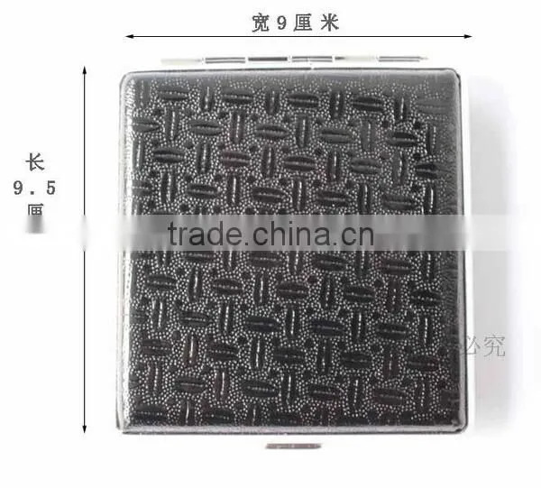 Ultrathin Leather Cigarette Cases Branded Cigar Boxes wholesaler,High Quality Fashion Smoking Box,Travel Leather Cigar Case