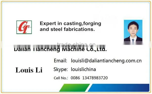 high manganese steel sand casting according to your drawings
