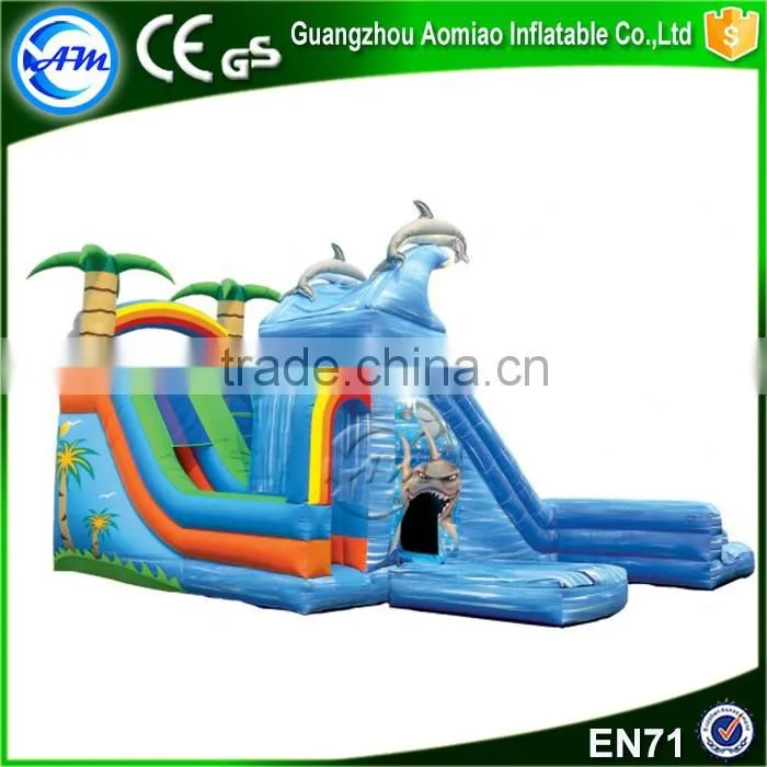 Promotional low price giant commercial inflatable slip and slide for adult
