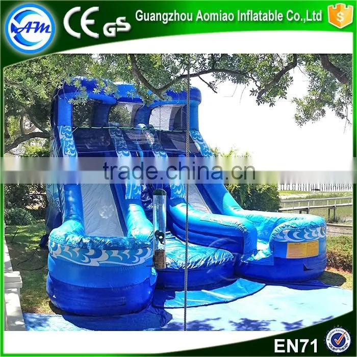 New design large double inflatable water slide,inflatable titanic slide bounce