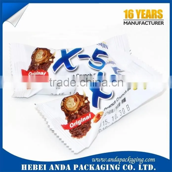 Flexible Snack Food Packging Bag/ Opaque Stand up Zipper Cookie Packaging Bag