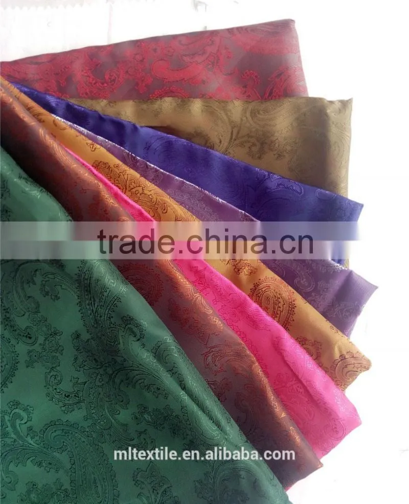 polyester rayon jacquard lining fabric for handbag