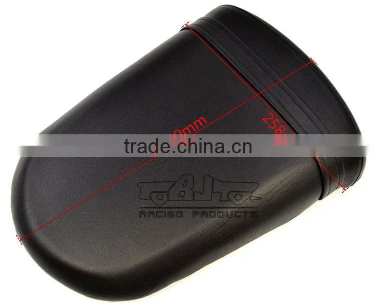 BJ-SC02-K3/03 For Suzuki GSXR 1000 K3 Black Leather Motorcycle Passenger Cushion