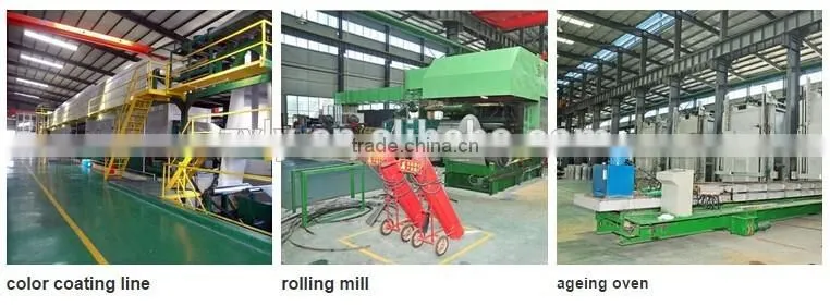 PVDF color coated aluminum coil 1250 width