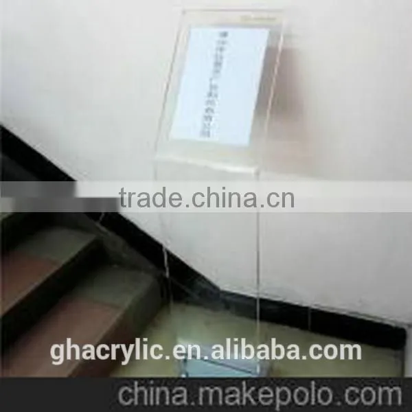 Wholesale - Clear Acrylic Display Stand With Sign Holder ,black acrylic display stand