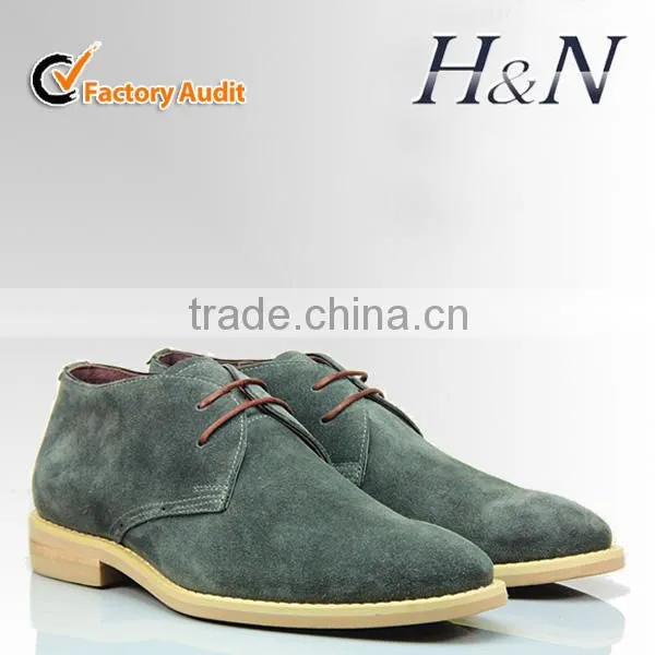 Italian design black Men boots with lace
