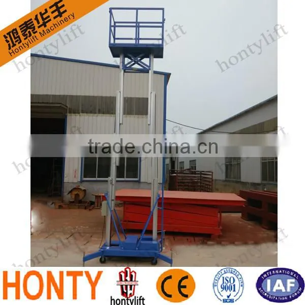 electric hydraulic aluminum lift/portable man telescopic lift