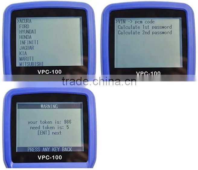 Super function auto key programmer vpc100 VPC-100 car PinCode Calculator 2016 hot sales in stock