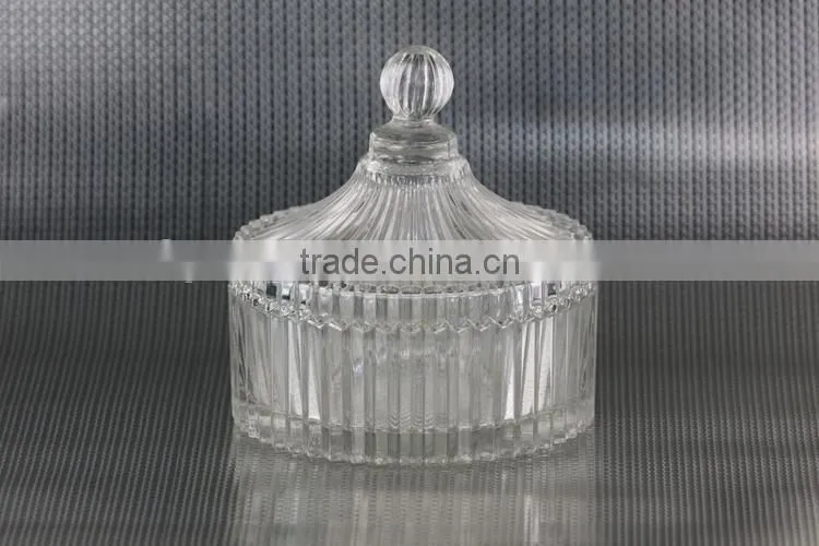Wholesale beautiful soy candle in ger glass jar