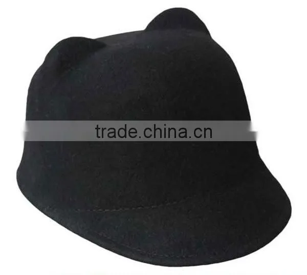 Sunny Shine custom black fedora bucket hats
