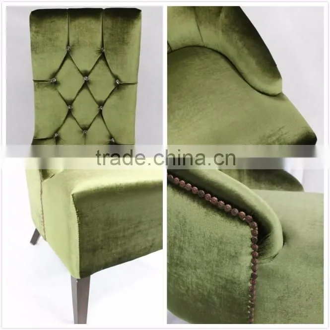High quality wedding high back king and queen chairs
