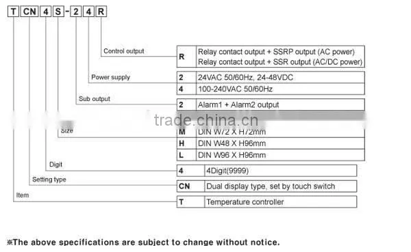 Autonics temperature controller TCN4S-24R Dual PID controller TCN4S