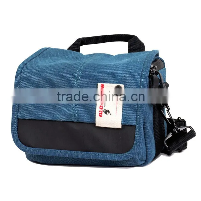 Besnfoto BF-1015 navy stylish dslr camera bag mirrorless camera shoulder bag