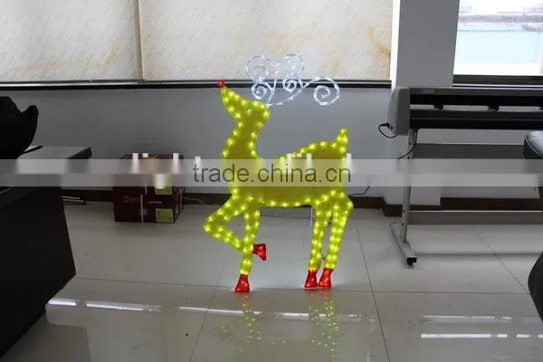 2D motif deer for holiday decoration