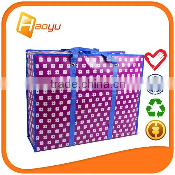 Promotional cheap pp non woven bag with zipper wholesale