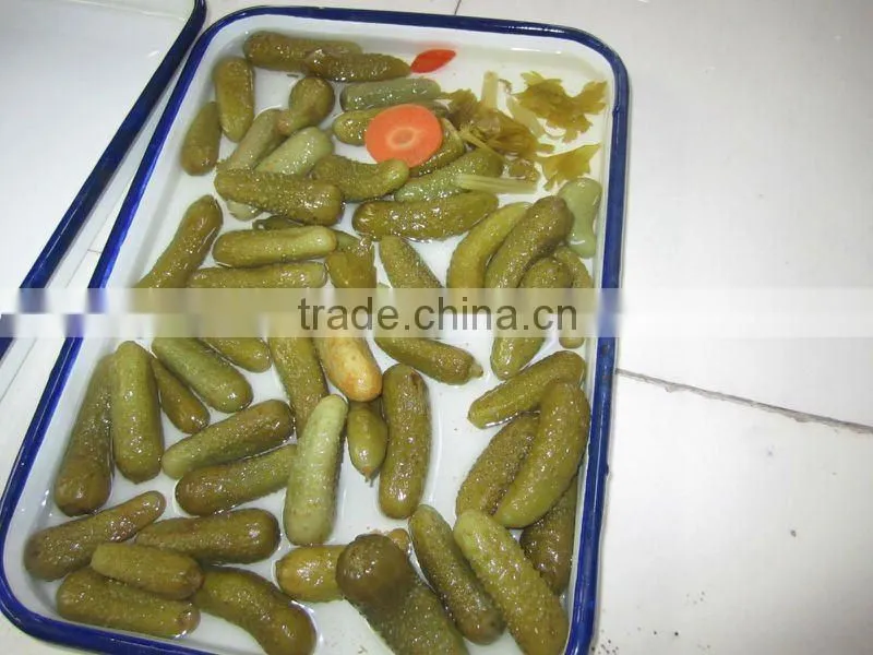 canned cucumber