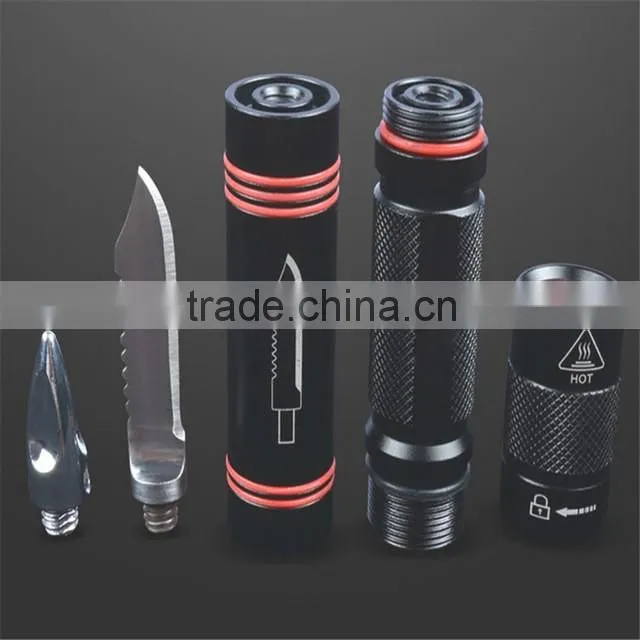 2016 tactical flashlight knife