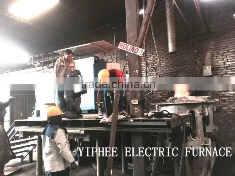 hot sale!! 100kg 100kw scrap stainless steel fast electric melting furnace