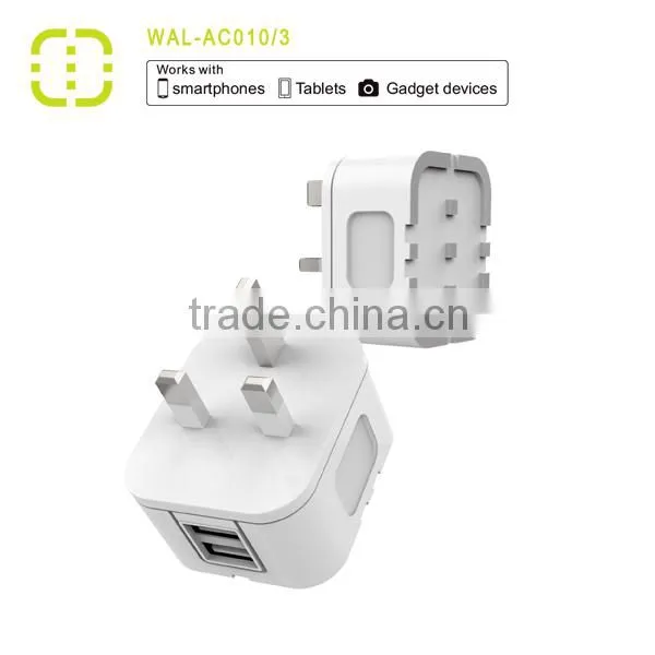 Walnut brand MFI standard single UK main charger for Apple iPhone 5 iphone 6