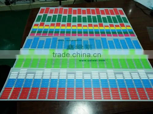 New style sound active flashing equalizer el car sticker ,customing your own design